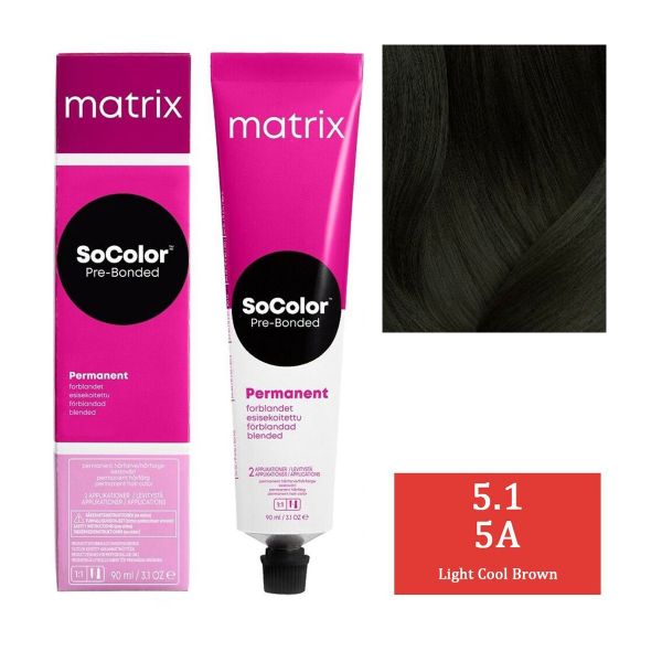 Matrix SOCOLOR 5.1 5A (Light Cool Brown)