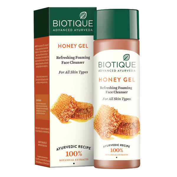 Biotique Honey Gel Refreshing Foaming Face Cleanser (120ml) - Niram