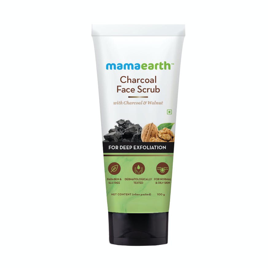 Charcoal Face Scrub For Oily Skin & Normal skinCharcoal Face Scrub For Oily Skin & Normal skin