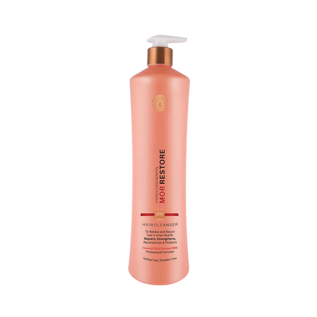 Cosmo Pro Mor Restore Hydrolyzed Keratin Hair Cleanser/Shampoo (300ml)