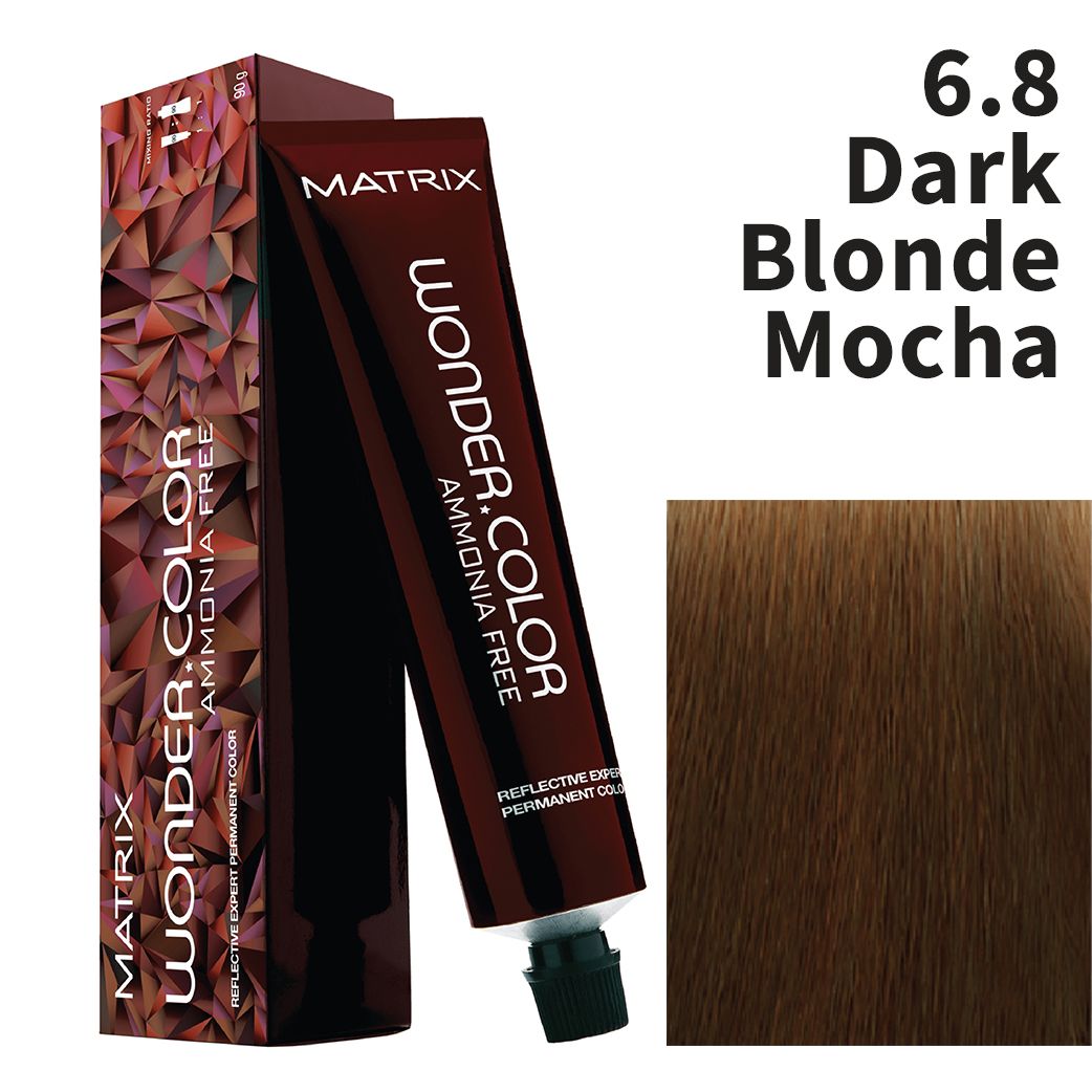 matrix wonder color 6.8 dark blonde with mocha