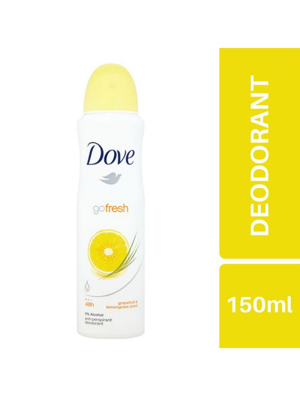 Dove Go Fresh Grapefruit & Lemongrass Deodrant (150ml) - Niram
