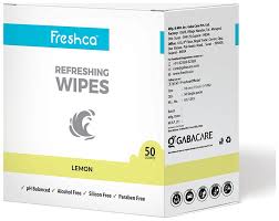 Freshca Refreshing Wipes - Lemon (50pcs) - Niram