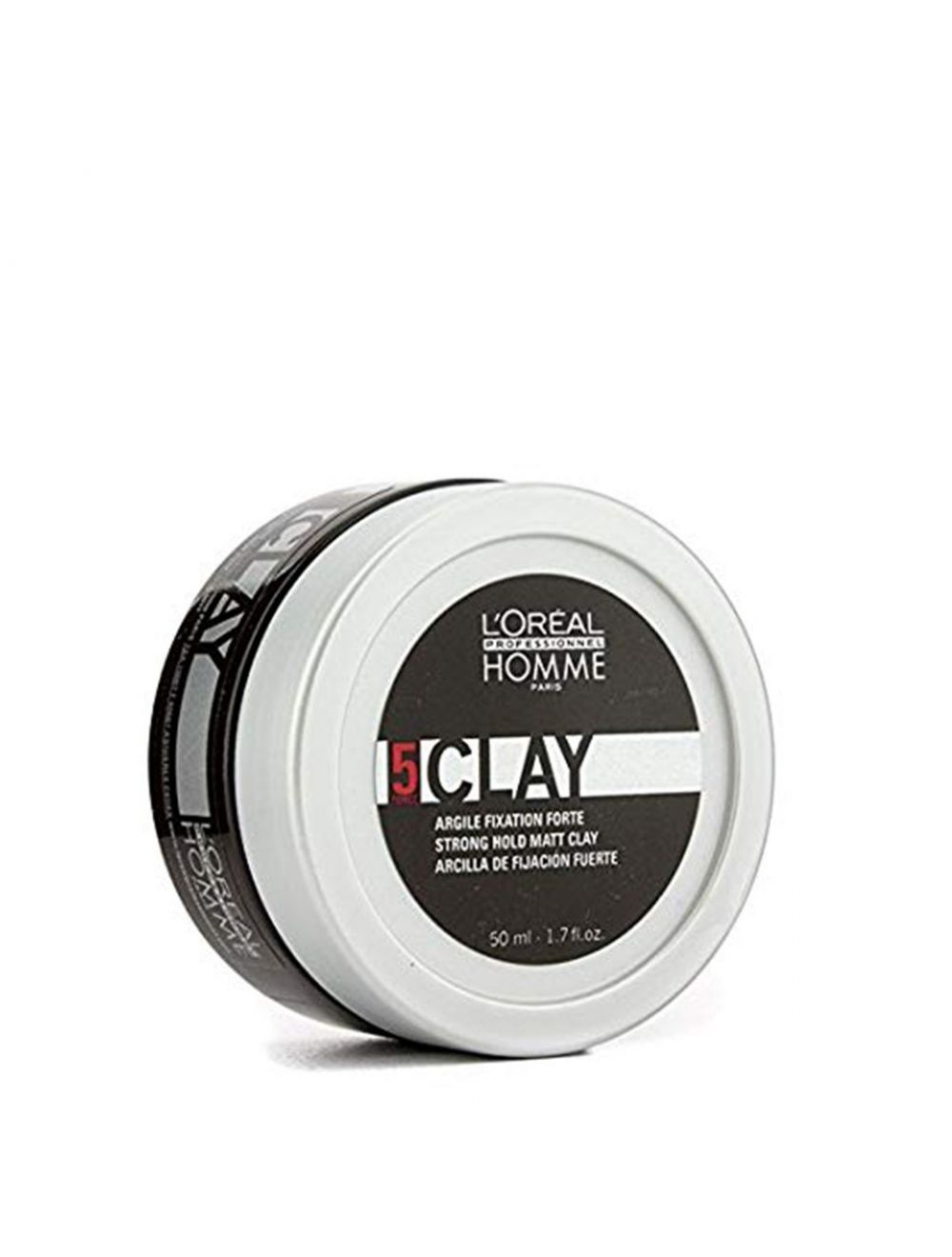 L'Oreal Professionnel Homme 5 Clay Strong Hold Matt Clay (50ml)
