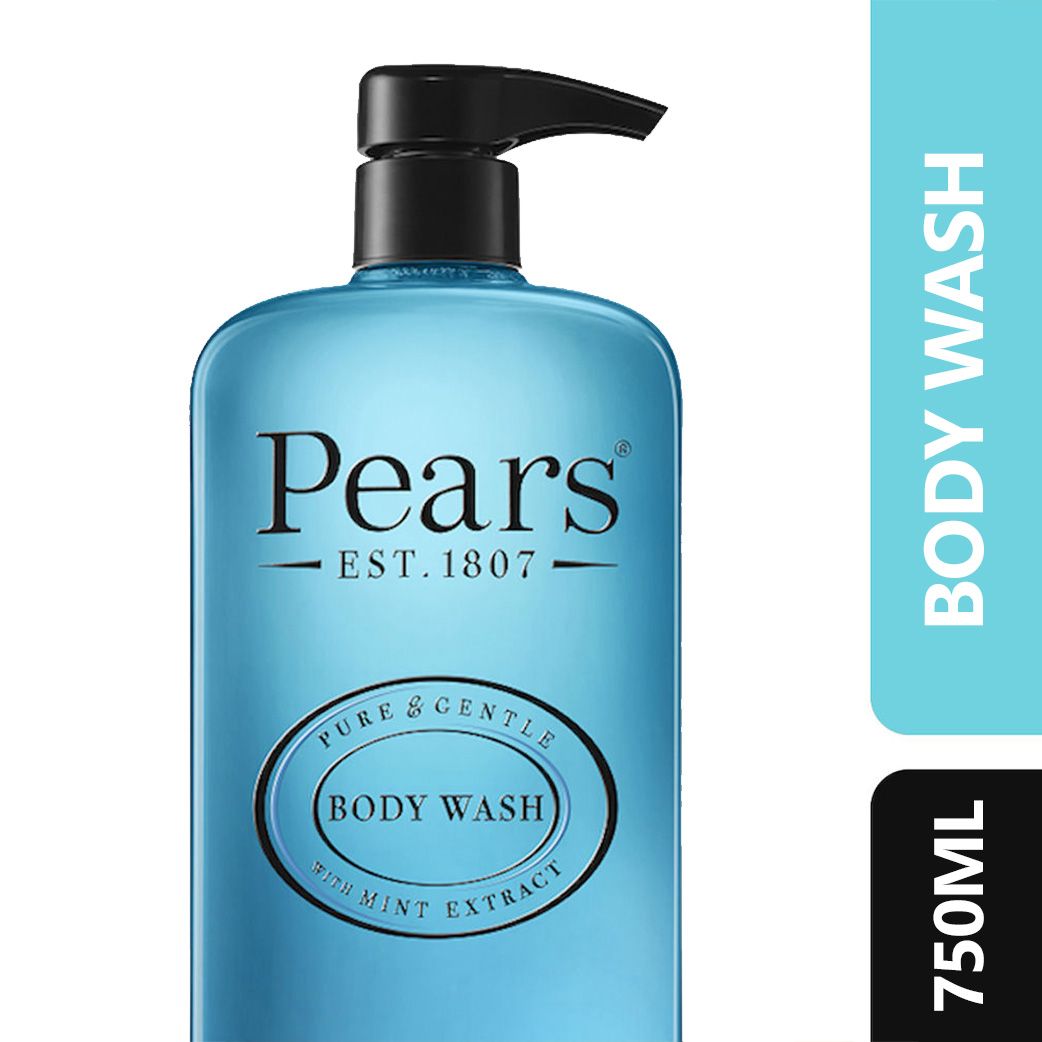 Pears Pure & Gentle With Mint Extract Body Wash (750ml) - Niram