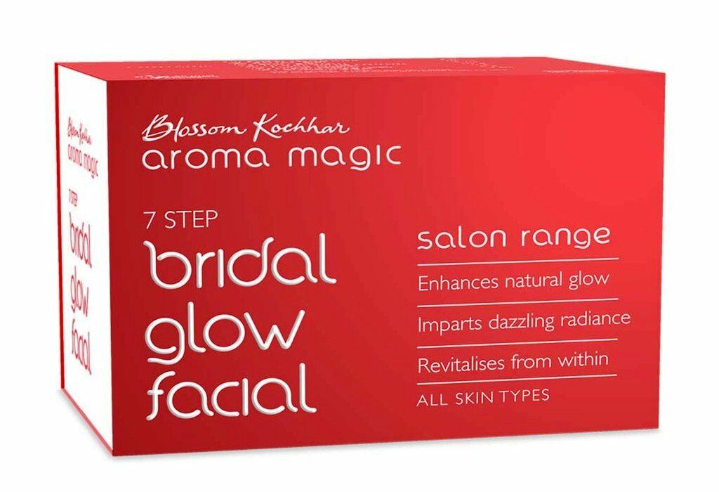Aroma Magic 7 Step Bridal Glow Facial Kit Salon Range (All Skin Types) (18ml+20gm) - Niram