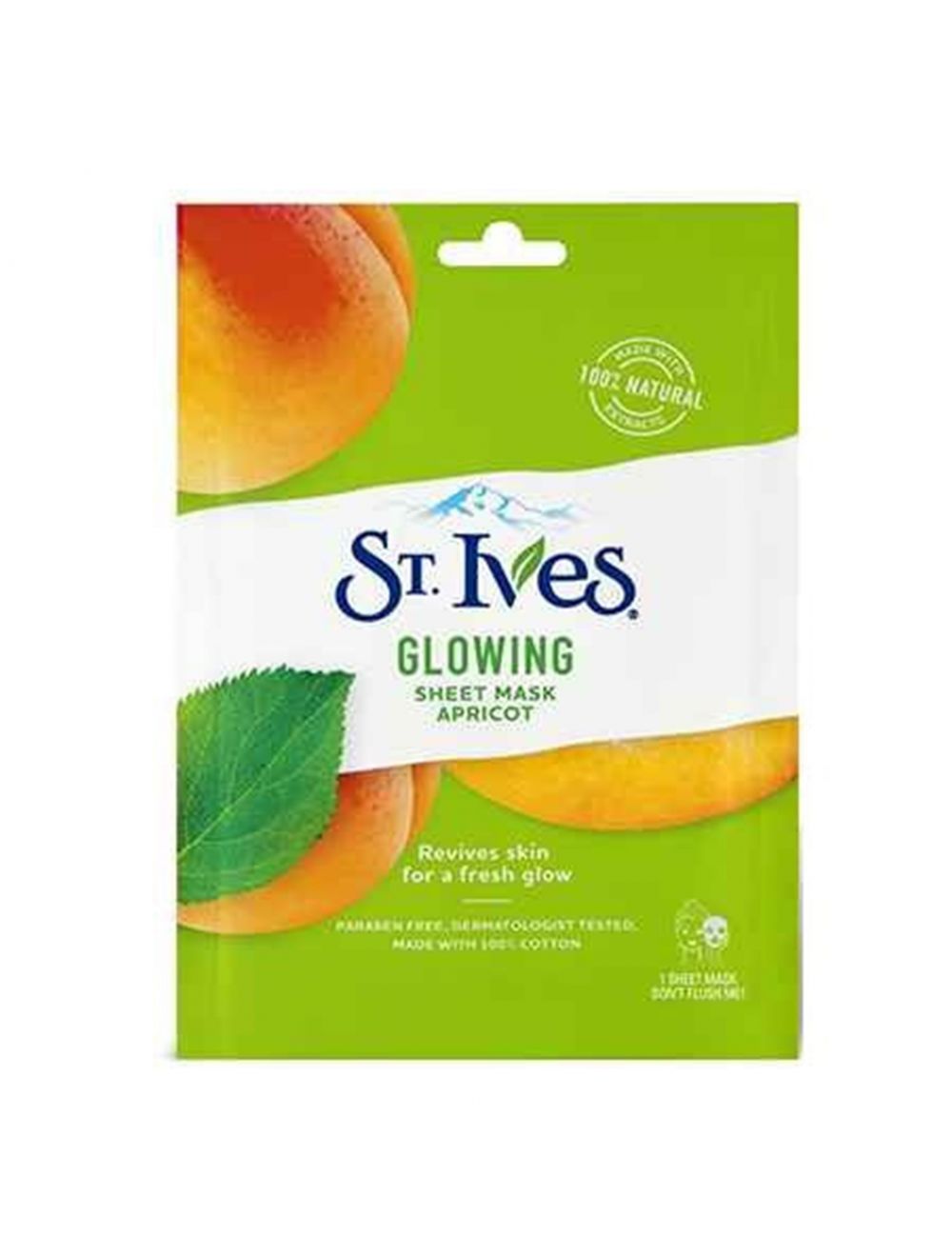 St. Ives Glowing Apricot Sheet Mask (1Pc)