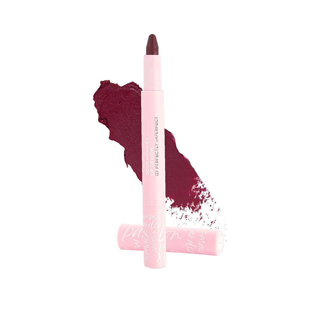 SUGAR Cosmetics | Good Moodies | Lip Crayon | 07 Perfectly Imperfect (Deep Berry Lip Shade)