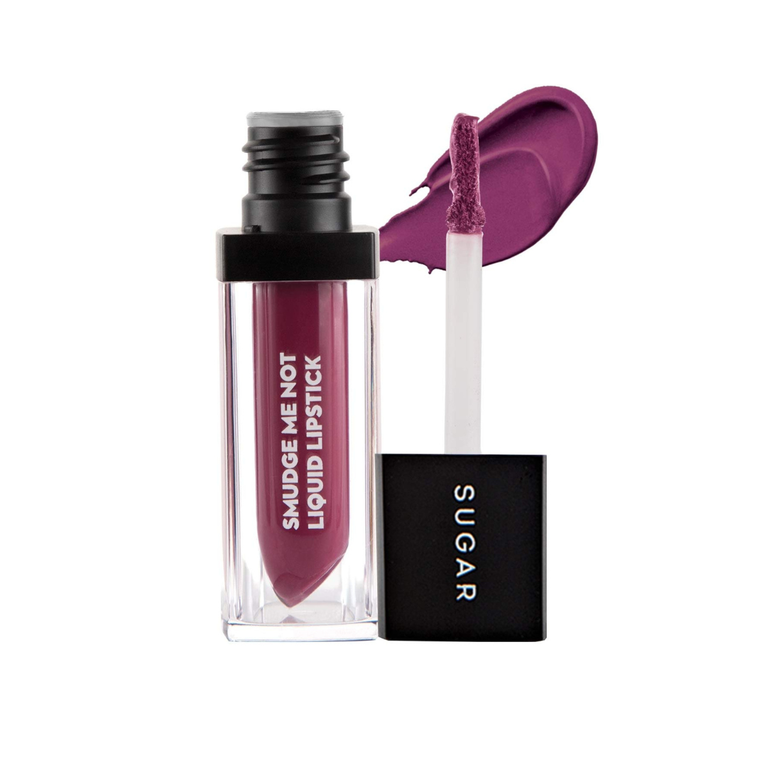 SUGAR Cosmetics | Smudge Me Not | Liquid Lipstick | 22 Mia Sangria (Purple Pink) 4.5 ml