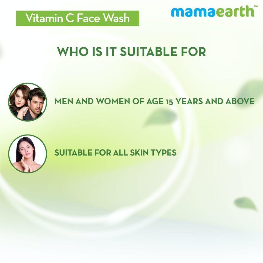 Vitamin C Face Wash with Vitamin C and Turmeric for Skin Illumination – 100ml