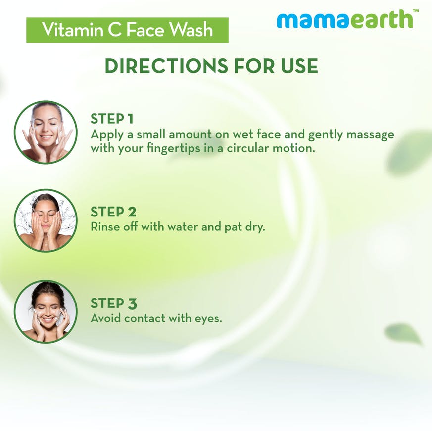Vitamin C Face Wash with Vitamin C and Turmeric for Skin Illumination – 100ml