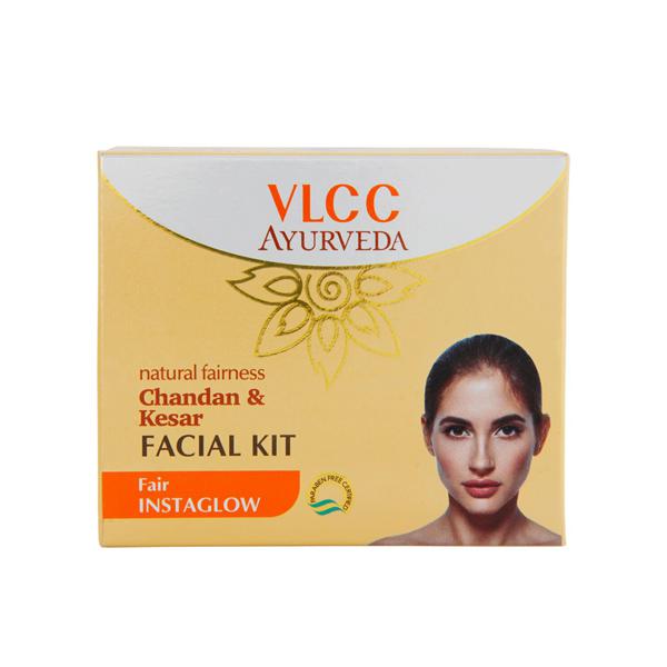 VLCC Natural Fairness Chandan & Kesar Facial Kit (50gm) - Niram